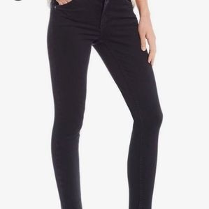 Free People distress black jeans